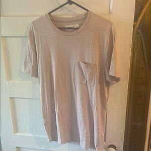 Men's Abercrombie and fitch pink sweater pocket tee